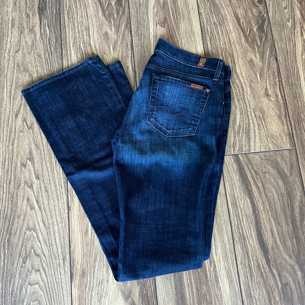 7 For all Mankind Bootcut Blue Women's Jeans